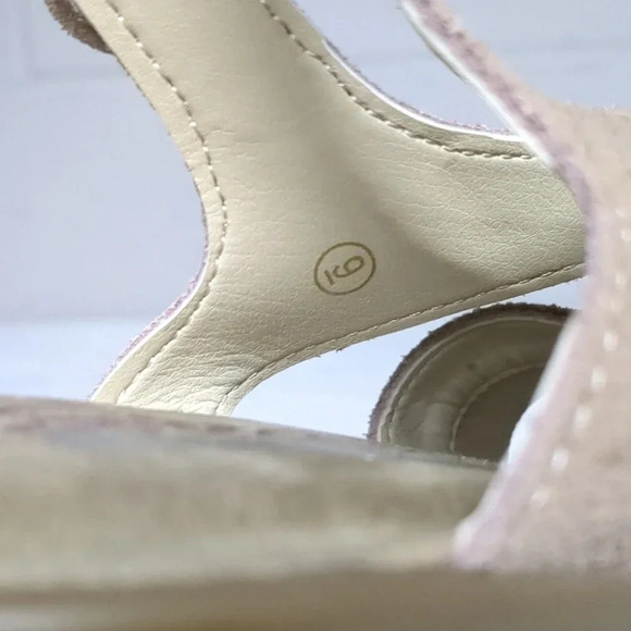 Skechers Women's Suede Peep Top Strappy Adjustable Sling Back Platform Sandal 9 - Picture 4 of 8